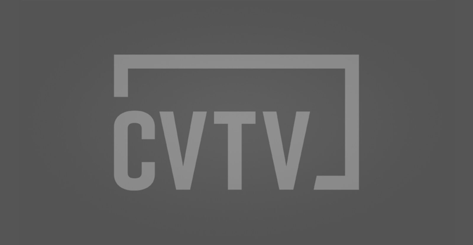 CVTV greyscale logo