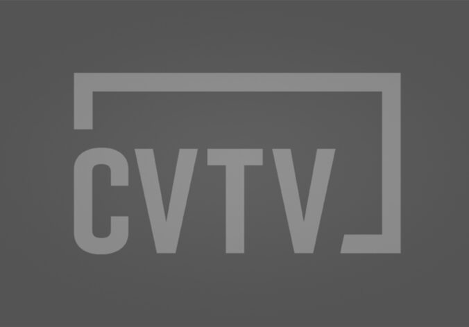 CVTV greyscale logo